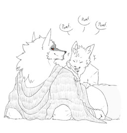 Rating: s
ID: 5726625
Date: 2025-07-22 13:23:23 -0400
Status: active
Score: 21
anthro arm_support belly_rub bottomwear canid canine canis cheek_tuft claws cloak clothing daww death_(puss_in_boots) dialogue dreamworks duo emanata eyes_closed facial_markings facial_tuft fluffy fox fur fuzzy half-closed_eyes hand_on_belly happy haru_(haru_karoto) harukaroto head_markings head_tuft inner_ear_fluff leaning leaning_backward looking_at_another looking_at_belly looking_at_partner lying male male/male mammal markings mask_(marking) monochrome narrowed_eyes neck_tuft on_back pants playful pointy_ears poncho prick_ears puss_in_boots_(franchise) red_eyes romantic romantic_couple shirt simple_background size_difference smile speech_bubble text topwear tuft white_background wolf post #5726625