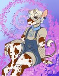 Rating: q
ID: 5210111
Date: 2024-11-28 07:52:59 -0500
Status: active
Score: 4
anthro armwear aspen_blue_(monsters_and_mutants) bell bell_collar blonde_hair blue_eyes bovid bovine cattle clothing collar curly_hair ear_piercing ear_tag fishnet_armwear fishnet_clothing fishnet_handwear footwear hair handwear hi_res hooves horn legwear looking_at_viewer male mammal mask monsters_and_mutants overalls petals piercing shortalls sitting socks solo spots stockings tail tail_tuft tan_body thick_thighs thin_tail tuft wearing_mask post #5210111