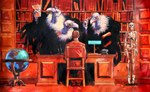 Rating: s
ID: 5656644
Date: 2025-06-20 21:15:13 -0400
Status: pending
Score: 0
accipitriform anthro avian avian_feet beak bird black_body black_feathers bone book claws clothed clothing concept_art desk edward_prendick electronics eyewear feathers furniture glasses globe graham_humphreys group holding_object human island_of_dr_moreau lamp library male mammal office phone scales sitting skeleton solo table trio vulture white_body white_feathers post #5656644