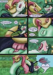 clothing comic cunnilingus dialogue dress duo dyriuck_kaos female female/female fish generation_3_pokemon generation_5_pokemon genitals hi_res licking marine milotic nintendo oral pokemon pokemon_(species) pussy reptile scalie serperior sex snake tongue vaginal