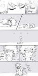 1:2 absurd_res alternate_species bodily_fluids canid canine canis collar comic dialogue domestic_dog duo english_text feral feralized fur furrification good_boy greyscale hi_res human katsuki_bakugou male mammal monochrome my_hero_academia pretty_werewolf tail tail_motion tailwag tears text waking_up