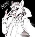 Rating: s
ID: 4388439
Date: 2023-11-01 17:25:57 -0400
Status: active
Score: 8
absurd_res anthro avoid_posting blood bodily_fluids canid canine canis cape cloak clothing cosplay costume eyewear fake_blood fake_fangs fangs glasses halloween halloween_costume hi_res holidays jewelry leefuu looking_at_viewer male mammal necklace ruffled_collar sabbyth solo teeth vampire vampire_costume wolf post #4388439