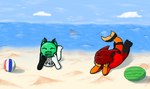Rating: s
ID: 5591821
Date: 2025-05-22 22:49:48 -0400
Status: active
Score: 0
anonymous_artist anthro ball beach beach_ball black_body black_fur blue_body canid canine delsum_manokit duo eyes_closed fish food fox freckled_face freckles fruit fur green_body green_fur hybrid inflatable lesnik_manokit male male/male mammal manokit marine melon neck_tuft plant red_body red_fur shark tuft water watermelon white_body white_fur post #5591821