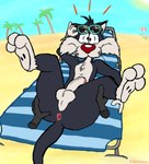 Rating: e
ID: 5592444
Date: 2025-05-23 09:25:04 -0400
Status: active
Score: 23
2024 anthro anus balls beach beach_chair beach_umbrella black_body black_fur butt butt_grab cintoon digital_media_(artwork) disembodied_hand domestic_cat embarrassed eyewear felid feline felis fur genitals grope half-erect hand_on_butt hi_res looney_tunes lying male mammal nude on_back parasol paws penis red_nose simple_background solo spread_butt spreading sunglasses surprise sylvester_(looney_tunes) warner_brothers post #5592444