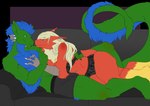 absurd_res anthro avian bird doodlelu1992 dragon female fluffy hi_res male male/female maxi_(sulferdragon) mythological_creature mythological_scalie mythology nintendo pokemon renzey scalie size_difference tagme tail