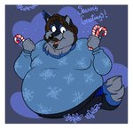 Rating: s
ID: 5263883
Date: 2024-12-24 21:29:18 -0500
Status: active
Score: 3
2019 anthro beastofeuthanasia belly big_belly black_eyes black_nose blue_body blue_clothing blue_fur blue_sweater blue_tail blue_topwear blue_underwear border brown_eyebrows brown_facial_hair brown_goatee brown_hair brown_mustache candy candy_cane canid canine canis christmas christmas_clothing christmas_sweater christmas_topwear chubby_cheeks clothed clothing dessert digital_drawing_(artwork) digital_media_(artwork) dipstick_tail english_description english_text eyebrows facial_hair fangs flat_colors food fully_clothed fur goatee grey_body grey_fur grey_inner_ear grey_tail_tip hair heart_symbol hi_res holding_candy_cane holidays james_"ashley"_potter_jr. male male_anthro mammal markings multicolored_body multicolored_fur multicolored_tail mustache notched_ear obese obese_anthro obese_male open_mouth open_smile overweight overweight_anthro overweight_male pink_tongue portrait simple_background smile solo sweater tail tail_markings teeth text three-quarter_portrait tongue topwear underwear white_border wolf post #5263883