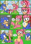 after_sex amy_rose anthro bodily_fluids classic_amy_rose classic_sonic classic_sonic_(universe) comic cum duo erection eulipotyphlan female genital_fluids genitals hedgehog hi_res male male/female mammal narrow_hips nude penis pronounced_browridge pussy raianonzika sega sonic_the_hedgehog sonic_the_hedgehog_(series) thick_thighs thigh_gap thin_calves thin_legs thin_thighs vaginal_fluids waterfall wide_hips