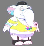 Rating: s
ID: 5605152
Date: 2025-05-28 17:59:25 -0400
Status: active
Score: 16
2023 absurd_res alternate_form anthro backwards_baseball_cap backwards_hat baseball_cap bell bell_collar big_breasts biped black_baseball_cap black_clothing black_legwear black_thigh_highs blue_eyes bottomwear breasts busty_boy_(lore) closed_smile clothing collar digital_drawing_(artwork) digital_media_(artwork) elephant elephantid eyelashes female full-length_portrait grey_background hat headgear headwear hi_res hotpants huge_breasts jingle_bell jingle_bell_collar legwear male_(lore) mallkin mammal mouth_closed multicolored_eyes overweight overweight_anthro overweight_female pb_(theycallhimcake) pink_eyes portrait proboscidean purple_bottomwear purple_clothing purple_hotpants purple_shorts shorts simple_background smile solo standing super_mario_bros_wonder theycallhimcake thigh_highs topwear two_tone_eyes white_body yellow_clothing yellow_topwear post #5605152