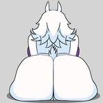 1:1 absurd_res alternate_universe anthro boss_monster_(undertale) bovid butt caprine clothing digital_media_(artwork) female fur genitals goat hair hi_res horn jonathefur20 mammal mature_anthro mature_female pussy simple_background solo tail thewill toriel tutori under(her)tail undertale undertale_(series) white_body white_fur