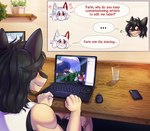 Rating: q
ID: 5546974
Date: 2025-05-03 19:49:08 -0400
Status: active
Score: 8
anthro arinadler bashful big_breasts big_butt black_body black_bottomwear black_clothing black_ears black_fur black_hair black_shirt black_shorts black_topwear blush bottomwear breasts butt chat_box chibi cleavage clothed clothing computer computer_mouse confusion crobat denim denim_bottomwear denim_clothing digit_ring duo electronics ellipsis english_text eyewear farin_svansson_(pelleelle) female fist fluffy fluffy_tail framed_picture fur furniture generation_2_pokemon generation_3_pokemon glass glasses hair hi_res huge_breasts huge_butt huge_hips hyper hyper_breasts hyper_butt hyper_hips inner_ear_fluff jeans jewelry kajsa laptop livestream long_tail looking_at_computer looking_at_object looking_away macro male nintendo nude pants phone plant plant_pot pokemon pokemon_(species) potted_plant question_mark red_body red_eyes red_eyewear red_fur red_glasses ring shelf shirt shorts shower sitting smile sophia_nedoma_(pelleelle) swedish_text table tail talking_to_another tan_body tan_fur tank_top text topwear tuft typhlosion wedding_ring white_body white_clothing white_fur white_hair white_shirt white_tank_top white_topwear wide_hips zangoose post #5546974