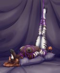 Rating: e
ID: 4451010
Date: 2023-12-03 15:51:57 -0500
Status: active
Score: 34
5:6 absurd_res anthro bdsm black_nipples bondage bound dark_nipples eyes_closed female genevieve_lykelle giraffid hair hanging_by_feet hi_res hooves mammal markings maryy2323 nipples okapi pillow red_hair restraints rope rope_bondage smile solo striped_markings stripes suspension post #4451010