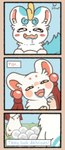 Rating: q
ID: 5100230
Date: 2024-10-07 15:23:19 -0400
Status: active
Score: 56
absurd_res asian_mythology blue_body blue_fur blush blush_lines bodily_fluids chinese_mythology comic digital_media_(artwork) drooling duo east_asian_mythology fabulous_beasts female fenz_(studio) feral fur gau_(artist) gem grass happy herpestid hi_res horn implied_oral looking_at_viewer male male/female mammal mongoose mythological_creature mythology narrowed_eyes open_mouth pearl_(gem) pixiu plant saliva simple_background tassels text tianlu_(fabulous_beasts) tubaoshu_(fabulous_beasts) white_body white_fur post #5100230