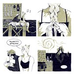 Rating: s
ID: 5594738
Date: 2025-05-24 09:42:52 -0400
Status: active
Score: 4
1:1 4_panel_comic ambiguous_gender anthro beanie biped bottomwear braided_hair braiding_hair breasts building cleavage clothed clothing comic dialogue domestic_cat duo ellipsis english_text eyewear felid feline felis female furgonomic_beanie furgonomic_hat furgonomic_headwear furgonomics glasses goblinstunts hair hat headgear headwear hi_res long_hair mammal musical_note musical_symbol personal_grooming rock rope rope_knot round_glasses sea shirt shorts sitting smoking_pipe speech_bubble styling_hair sweater symbol tank_top text topwear water wearing_glasses post #5594738