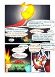 bodily_fluids charmeleon comic crying darrow0 dialogue english_text fire forest generation_1_pokemon generation_2_pokemon hi_res nintendo plant pokemon pokemon_(species) pol_(darrow) quilava speech_bubble tears text totodile tree yuel