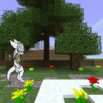 1:1 animated anthro canid canine dearfox detailed_background domestic_pig female fennec_fox fortress fox fur game_background grey_hair hair long_playtime male mammal microsoft mika_moro minecraft minecraft_background mojang sound sound_effects suid suina sus_(pig) true_fox webm white_body white_fur xbox_game_studios