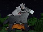 3d_(artwork) 4:3 bdsm black_collar_(codedcells) bondage bound bound_together cobondage codedcells digital_media_(artwork) feral feral_on_feral fexer forced_penetration fox_(minecraft) gimp_suit group hi_res horse_(minecraft) male male/male microsoft minecraft mojang night outside riding_on_back trio wolf_(minecraft) xbox_game_studios