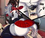 Rating: e
ID: 4521494
Date: 2024-01-08 00:24:09 -0500
Status: active
Score: 112
absurd_res anthro ashen_(paindemonoidsex) big_breasts big_butt black_sclera bodily_fluids bottomwear bovid breasts butt caprine caprine_demon clothed clothing collar demon dialogue dominant dominant_female duo ear_piercing eyebrow_piercing facesitting facial_piercing felid feline felis female female_facesitting_male fur genital_fluids genitals goat_demon grey_body grey_fur grey_hair hair heart_symbol hi_res horn huge_butt interspecies legwear male male/female mammal niko_(xintro) no_underwear paindemonoidsex piercing pussy pussy_on_face pussy_sniffing red_eyes serval sitting_on_another skirt sniffing spiked_collar spikes tan_body tan_fur thick_thighs thigh_highs topwear translucent translucent_hair undercut vaginal_fluids post #4521494
