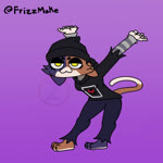 1:1 :3 animated animation_meme anthro arona_sexyback barefoot black_bottomwear black_clothing black_headwear black_pants black_shirt black_topwear bottomwear calico_cat clothed clothing cross-eyed dancing domestic_cat epic_games eyelashes feet felid feline felis female fortnite frame_by_frame frizzmake half-closed_eyes headgear headwear justin_timberlake looking_at_viewer mammal meme meow_skulls music music_video narrowed_eyes one_eye_closed pants purple_background raised_arms shirt short_playtime simple_background smile solo sound standing tail tongue tongue_out topwear webm wink yellow_eyes