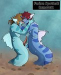 ambiguous_gender animal_genitalia blue_body blue_penis blue_scales blush bodily_fluids brown_hair cel_shading claws cum cum_in_pussy cum_inside cum_while_penetrated diglett dorsal_fin duo ear_fins ejaculation eyes_closed face_gills fin fish fusion generation_1_pokemon generation_2_pokemon genital_fluids genital_slit genitals gills hair holding_onto_partner horn humanoid hybrid intersex intersex/intersex long_body maleherm marine markings membrane_(anatomy) merfolk nintendo open_mouth partially_obscured penetration penile penile_penetration penis penis_in_pussy pokemon pokemon_(species) pokemon_fusion puppetmaster13uwu red_hair remoraid scales shaded shiny_pokemon split_form striped_markings stripes tapering_penis text_box underwater vaginal vaginal_penetration water webbed_hands