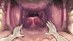 16:9 acidic ambiguous/ambiguous ambiguous_gender ambiguous_pov ambiguous_pred ambiguous_prey ambiguous_species bodily_fluids claws duo finger_claws first_person_view hi_res inside_mouth oral_vore saliva saliva_on_arms saliva_on_tongue saliva_string tan_body unseen_pred vore white_claws widescreen