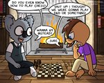 Rating: s
ID: 5203342
Date: 2024-11-24 19:16:35 -0500
Status: active
Score: 52
5:4 anthro board_game chess chess_board chess_piece clothed clothing colubrid corn_snake da_silva dialogue duo english_text fire fireplace frustrated fur gordon_(pokefound) hair hi_res humor inside koala lampropeltini lunno_feltzer male mammal marsupial pokefound rat_snake reptile scalie sitting smile snake speech_bubble sweater sweater_vest text topwear vest vombatiform young post #5203342