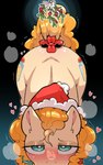 Rating: q
ID: 5254826
Date: 2024-12-20 15:08:31 -0500
Status: active
Score: 214
2024 5:8 ass_up blonde_hair blush bodily_fluids christmas christmas_clothing christmas_headwear clothing cold-blooded-twilight equid equine eyebrows eyelashes female feral friendship_is_magic hair hasbro hat headgear headwear heart_eyes heart_symbol holidays horse implied_oral looking_at_viewer mammal mistletoe my_little_pony orange_tail pear_butter_(mlp) plant pony quadruped santa_hat simple_background solo sweat tail tan_body post #5254826