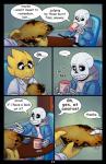 absolutedream alphys animated_skeleton bone comic comic_sans dialogue digital_media_(artwork) duo english_text folder hi_res lizard reptile sans_(undertale) scalie skeleton soot speech_bubble text undead undertale undertale_(series)