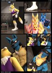 3d_(artwork) anthro balls bandai_namco breasts butt canid comic crotch_in_face digimon digimon_(species) digital_media_(artwork) dominant dominant_male duo english_text evil-sprite extreme_size_difference face_squish feet female forced generation_4_pokemon genitals hand_on_head hi_res larger_male looking_at_another looking_down_at_another looking_pleasured low-angle_view lucario male male/female mammal micro muscular muscular_male nintendo nipples pawpads paws penis pokemon pokemon_(species) questionable_consent renamon shrink_(disambiguation) shrinking shrunk shrunken size_difference size_transformation smaller_female smothering squish text tongue tongue_out transformation url