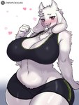 Rating: q
ID: 4694501
Date: 2024-04-02 00:01:17 -0400
Status: active
Score: 355
absurd_res anthro athletic_wear avoid_posting big_breasts blush boss_monster_(undertale) bottomwear bovid bra breasts caprine cherifokkusu clothing crop_top curvy_figure digital_media_(artwork) female fur gym_bottomwear gym_topwear hi_res horn huge_breasts kemono mammal mature_anthro mature_female navel open_mouth red_eyes shirt shorts smile solo spandex spandex_shorts sports_bra sportswear thick_thighs tight_bottomwear tight_clothing tight_shorts topwear toriel tuft undertale undertale_(series) underwear white_body white_fur wide_hipped_female wide_hips post #4694501