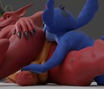 3d_(artwork) alien american_dragon:_jake_long anal anthro anus anus_lick balls blender_(artwork) blue_body blue_fur butt digital_media_(artwork) disney dragon duo european_mythology experiment_(lilo_and_stitch) fur genitals hand_on_butt hi_res humanoid_genitalia humanoid_penis jake_long licking lilo_and_stitch looking_at_another looking_back looking_back_at_another lying male male/male mythological_creature mythological_scalie mythology no-name-no-problem nude on_front oral penis rear_view red_body rimming scalie sex size_difference small_top_big_bottom stitch_(lilo_and_stitch) tail tongue western_dragon