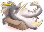 4:3 amatsu_(mh) ambiguous_gender box canes-cm capcom container dragon elder_dragon feral if_it_fits_i_sits_(meme) in_box in_container meme monster_hunter mythological_creature mythological_scalie mythology reptile scalie simple_background solo tail white_background