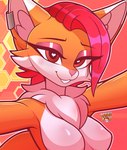 Rating: s
ID: 4518905
Date: 2024-01-06 20:57:30 -0500
Status: active
Score: 44
2024 anthro blush body_blush breast_blush breasts canid canine conditional_dnp digital_media_(artwork) ear_piercing eyelashes eyeliner female fluffy fox fur hair happy hi_res looking_at_viewer makeup mammal neck_tuft nude orange_body piercing red_eyes red_fox red_hair ring_piercing seductive selfie signature simple_background solo three-quarter_view true_fox tuft undercut white_body zerlix_fox zerlix_fox_(character) zkarleth_(zerlix_fox) post #4518905
