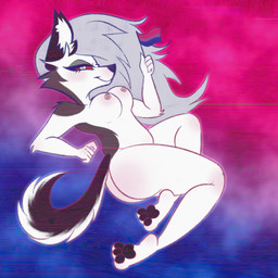 Rating: q
ID: 5673841
Date: 2025-06-28 17:32:10 -0400
Status: active
Score: 135
1:1 anthro bisexual_pride_colors breasts butt butt_focus canid canid_demon canine clothing demon dev1lcreature female fluffy fluffy_tail fur grey_body grey_fur hellaverse hellhound helluva_boss hi_res hybrid lgbt_pride lgbt_pride_month looking_at_viewer loona_(helluva_boss) mammal mostly_nude mythological_canine mythological_creature mythology nipples nude pawpads paws pride_colors pupils red_sclera slit_pupils smile smiling_at_viewer solo tail thong underwear white_body white_eyes post #5673841