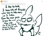 Rating: s
ID: 5378711
Date: 2025-02-17 02:14:59 -0500
Status: active
Score: 8
1upgobbo 2021 answer anthro cheek_fins clothing curious_cat dialogue english_text female fin freckles generation_3_pokemon hi_res hug_invitation kay_(1upgobbo) mostly_nude mudkip nintendo pokemon pokemon_(species) scarf scarf_only simple_background tail tail_fin text young young_female post #5378711