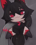 Rating: e
ID: 5535487
Date: 2025-04-28 02:08:10 -0400
Status: active
Score: 21
animal_ear_fluff animal_ears anthro armwear black_clothing black_dress black_hair black_sclera bodily_fluids clothing dark_theme dress elbow_gloves female gloves grey_background hair handwear hi_res looking_at_viewer mouth_closed nivilover red_eyes simple_background smile solo tail wolf_ears post #5535487