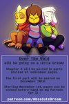 absolutedream absurd_res asriel_dreemurr boss_monster_(undertale) bovid caprine comic crossed_legs english_text frisk_(undertale) hi_res human lizard mammal monster_kid reptile scalie scarf sitting sleeping text undertale undertale_(series) url