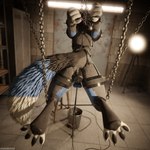 1:1 3d_(artwork) absurd_res anal anal_penetration animal_genitalia animal_penis anthro anthro_on_anthro anthro_penetrated arms_tied arrin asphyxiation ball_gag ball_rope ball_stretching ballbusting balls basement bdsm bdsm_gear bdsm_outfit biped blender_(artwork) blender_cycles blindfold blue_body blue_fur bodily_fluids bondage bound bucket cable canid canine canine_genitalia canine_penis chain chained chained_cuffs choking claws clothing cock_and_ball_torture collar container cuffs_(clothing) cum cum_drip cum_in_bucket cum_in_container cumshot d-ring depth_of_field digital_media_(artwork) dragonplayer dripping dungeon ejaculation electrode electrode_in_ass electrostimulation erection exposed_balls feet forced fox fur furniture gag gagged genital_fluids genital_rope genital_torture genitals grey_body grey_fur hair hands_behind_back hanging_from_ceiling harness hi_res hindpaw humiliation inside knot latex leash leashed_collar legs_tied legs_up male male_penetrated mammal milking_cum multicolored_body object_in_ass open_mouth orgasm pain paws penetration penis pipe reflection restraints rexouium rope rope_around_balls saggy_balls slim slim_anthro slim_male slim_sub solo sounding_rod spread_legs spreader_bar spreading struggling submissive submissive_male suspended_in_midair tail teeth tied_balls tight_clothing torture urethral white_body white_fur