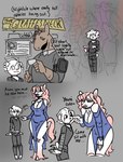 anthro anthro_on_anthro biped breasts clothed clothing comic dialogue digital_media_(artwork) duo english_text equid equine female femboy femboy/female hi_res horse interspecies jam_(artist) larger_female male male/female mammal mustelid musteline size_difference smaller_male stoat stoat_twink_(jam) tail text true_musteline weasel