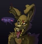 Rating: q
ID: 2559151
Date: 2021-01-05 15:55:02 -0500
Status: active
Score: 205
2021 5_fingers absurd_res animatronic anthro asking asking_viewer black_background blood bodily_fluids buckteeth bust_portrait claws close-up cunnilingus_gesture dialogue drooling element_drop_shadow english_text fingers five_nights_at_freddy's five_nights_at_freddy's_3 fur gesture glowing glowing_eyes green_body green_ears green_fur green_nose grey_sclera hand_gesture heart_after_text heart_before_text heart_pair heart_symbol hi_res lagomorph leporid long_ears long_tongue looking_at_viewer machine male mammal mandyfoxy notched_ear offering_sex open_mouth portrait question question_mark rabbit red_tongue robot saliva scar scottgames simple_background smile solo speech_bubble speech_bubble_drop_shadow springtrap_(fnaf) suggestive suggestive_gesture talking_to_viewer teeth text text_with_heart tongue tongue_out v_sign wire yellow_eyes yes-no_question post #2559151