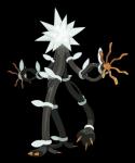 2016 alpha_channel ambiguous_gender generation_7_pokemon hi_res inorganic metal nintendo not_furry official_art pokemon pokemon_(species) simple_background solo spikes tentacles transparent_background ultra_beast unknown_artist wire wiring xurkitree