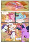 2015 absurd_res applejack_(mlp) blue_body blue_feathers blue_fur chilllum color_coded color_coded_text comic dialogue digital_media_(artwork) earth_pony english_text equid equine feathered_wings feathers female feral fluttershy_(mlp) friendship_is_magic fur group hair hasbro hi_res horn horse light262 mammal multicolored_hair my_little_pony mythological_creature mythological_equine mythology name_drop name_in_dialogue pegasus pinkie_pie_(mlp) pony rainbow_dash_(mlp) rainbow_hair rarity_(mlp) speech_bubble text tornado twilight_sparkle_(mlp) unicorn winged_unicorn wings