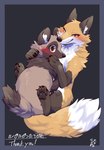 Rating: s
ID: 5419589
Date: 2025-03-08 04:46:20 -0500
Status: active
Score: 20
2025 ambiguous_gender black_nose blush brown_body brown_ears brown_eyes brown_fur brown_pawpads brown_tail_tip canid canine commissioner_name countershading digital_media_(artwork) dipstick_tail duo eyebrows facing_each_other feral fluffy fluffy_tail fox fur hi_res hug inner_ear_fluff kurumilky6 looking_at_viewer mammal marimo_(kurumilky6) markings mikan_(kurumilky6) multicolored_body multicolored_fur orange_body orange_fur orange_tail pawpads quadruped raccoon_dog red_eyes signature simple_background snout tail tail_markings tan_body tan_fur tanuki text thank_you tuft two_tone_body two_tone_fur white_body white_fur white_inner_ear_fluff white_tail_tip post #5419589