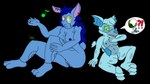 16:9 2022 3_toes alpha_channel animate_inanimate anthro blue_body blue_fur blue_hair breasts buckteeth button_(fastener) button_eyes dated duo durri ear_piercing eye_patch eyewear feet female fuma_(lendri_mujina) fur genitals glasses green_eyes green_sclera hair hi_res jewelry lagomorph lendri_mujina leporid living_plushie mammal musical_note musical_symbol navel nipples notched_ear nude pendant piercing plushie pussy rabbit raggedy_(character) rodent signature simple_background sitting speech_bubble spots stitch_(sewing) symbol teeth toes transparent_background widescreen yellow_eyes