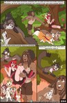 2023 amber_(fuf) black_nose blush boots brown_body brown_fur canid canine clothed clothing comic dan_(fuf) dress elliot_(fuf) english_text fangs female flint_(fuf) footwear forest fox fuf fur green_hair group growling hair hi_res human kyra_(fuf) lagomorph leporid liam_(fuf) male mammal murid murine mustelid open_mouth panties pink_nose plant purple_body purple_fur purple_hair rabbit rat reptile rita_(fuf) rodent scalie shirt shoes snake swingset tank_top teeth tesla_(fuf) text tongue tongue_out topwear tree underwear upskirt yellow_body yellow_fur