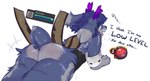 Rating: q
ID: 5610898
Date: 2025-05-31 03:20:08 -0400
Status: active
Score: 45
anthro atlyss breath butt cape clothing ears_down english_text eyewear fluffy glasses hi_res horn male pivoted_ears poon_(atlyss) presenting presenting_hindquarters solo tail telpharonis text tongue tongue_out post #5610898