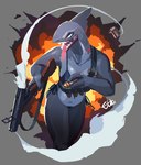 Rating: s
ID: 4752284
Date: 2024-04-30 04:44:29 -0400
Status: active
Score: 51
absurd_res anthro bra brea_(el-k) breasts clothing earless el-k explosion female fin fish gills grenade_launcher grey_body gun head_fin hi_res m79 marine open_mouth ranged_weapon shark simple_background solo springfield_armory standing underwear weapon post #4752284