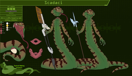 Rating: e
ID: 4236910
Date: 2023-08-16 16:08:47 -0400
Status: active
Score: 30
2_penises animal_genitalia animal_penis anthro apode brown_body brown_scales brown_stripes cloaca cobra coiling detachable detachable_head draconcopode dullahan egg english_text european_mythology fangs forked_tongue frostwyrm102 genitals green_body green_scales headless hemipenes hi_res irish_mythology legless male model_sheet multi_genitalia multi_penis mythology naga oviposition penis removable_head reptile scales scalie seminal_groove serpentine silhouette simple_background snake snake_hood solo stripes teeth text tongue yellow_eyes post #4236910