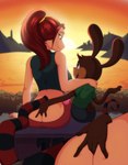 Rating: q
ID: 5663157
Date: 2025-06-23 18:07:41 -0400
Status: active
Score: 7
absurd_res anthro b0liy0 blurred_background bottomwear brown_body brown_fur clothing digital_media_(artwork) duo female forked_tongue fur green_clothing green_eyes green_topwear hair hand_on_butt hi_res hybrid lagomorph leporid living_tail male male/female mammal mature_female pants rabbit red_bottomwear red_clothing red_hair red_pants reptile sanaya_(b0liy0) scales scalie sitting size_difference smaller_male snake snake_tail sunset tail tan_body tan_scales tongue topwear unusual_anatomy unusual_tail post #5663157