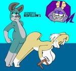 adultpartypunch air_thrusting anthro bedfellows bite biting_lip bodily_fluids cheating_husband crying cuckold fatigue_(bedfellows) female group hi_res infidelity male male/female null pelvic_thrust sammy_(bedfellows) sheen_(bedfellows) tears trio