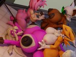 3d_(artwork) 4:3 absurd_res ambiguous_penetration amy_rose anthro areola balls bandai_namco bat bdsm bed belly belly_inflation big_areola big_breasts big_penis black_areola black_nipples bodily_fluids bondage bound breasts brown_areola brown_nipples canid canine canis cum cum_inflation cum_inside digimon digimon_(species) digital_media_(artwork) ear_piercing ear_ring ear_tuft eulipotyphlan female fur furniture genital_fluids genitals group gynomorph hair hedgehog hi_res huge_breasts humanoid_genitalia humanoid_penis inflation intersex kabalmystic_(artist) mammal nipples onehundredandone penetration penis piercing pink_body pink_fur renamon restraints ring_piercing rope rope_bondage rouge_the_bat sega sonic_the_hedgehog_(series) tuft warfare_machine warfare_renamon white_body white_fur white_hair wolf yuni_hermit